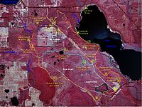 Infrared Aerial Map of Arbuckle Tract