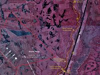 Infrared Aerial Map of Fort Kissimmee (North)