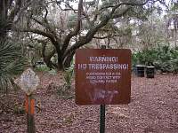 Warning! No Trespassing!