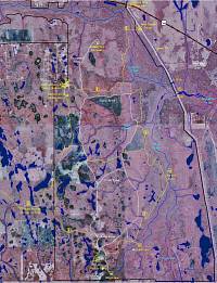 Infrared Aerial Map