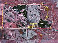 Color Infrared Aerial Map