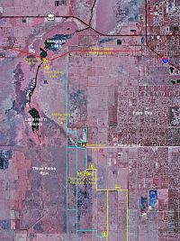 Color Infrared Aerial Map (North)