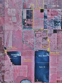 Color Infrared Aerial Map (South)