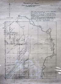 Fred T Williams Survey Map of Tosohatchee (February 5, 1914)