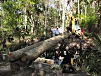 Tootoosahatchee Bridge Stringers in 2012