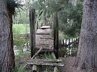 Bridge Next to Old Barn